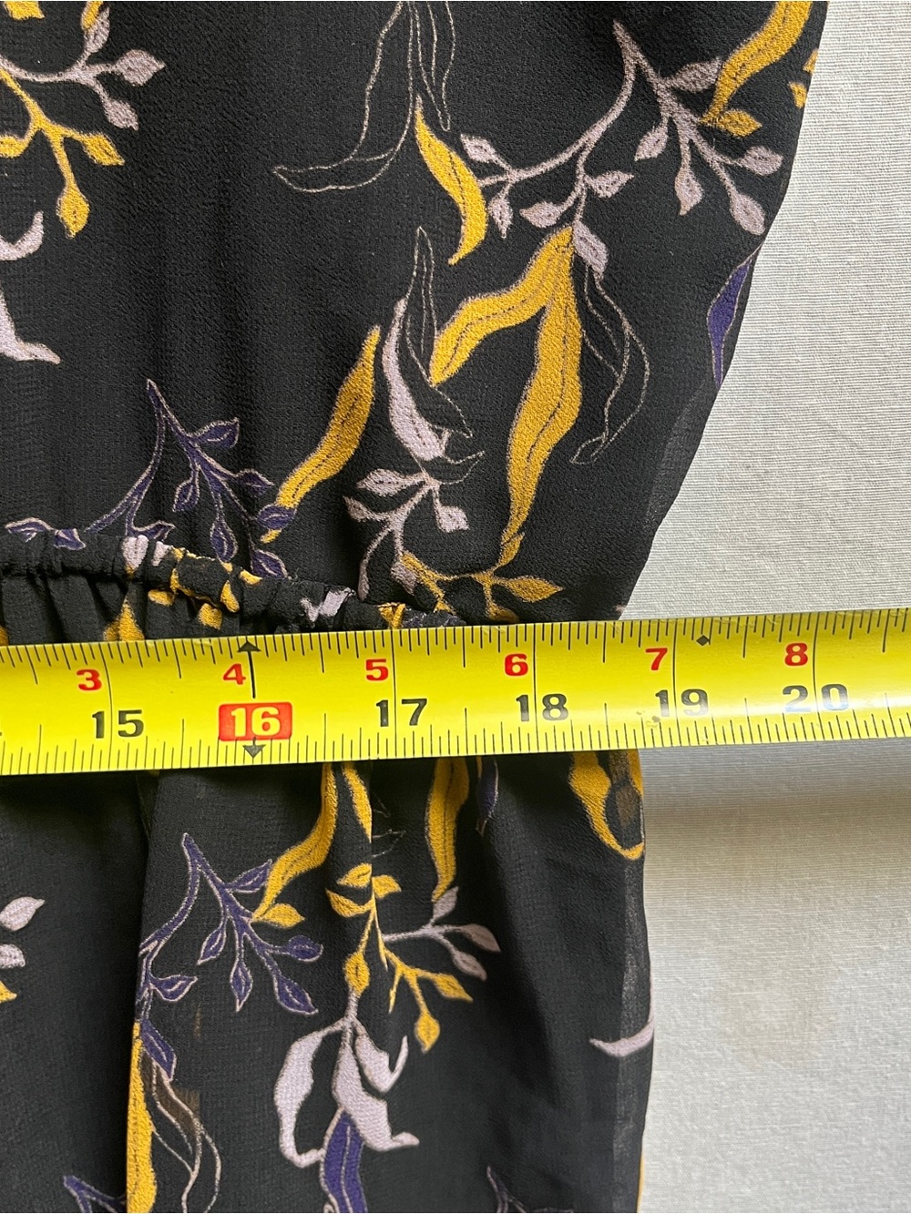Le Fou Wilfred Aritzia Floral Chiffon Tiered Dress Black Size XL - Picture 6 of 12